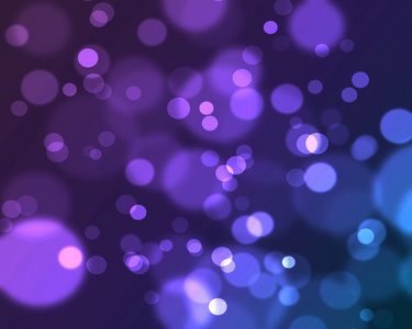 蓝色的紫散景抽象光背景