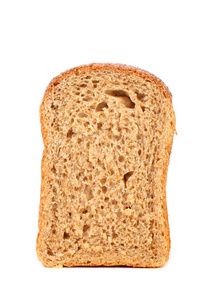 褐色面包切片