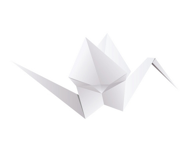 折纸。纸鹤
