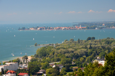 上湖 bodensee，德国林道壮观风景如画观