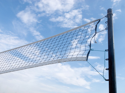 沙滩排球网图片