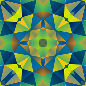 抽象多彩多姿的三角背景