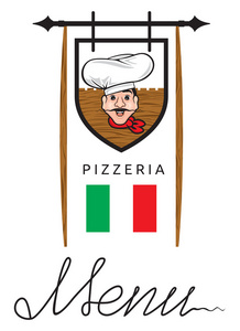 意大利餐厅的菜单图片