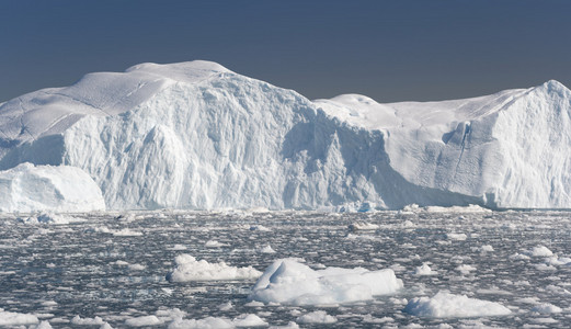 冰川和格陵兰的冰山图片