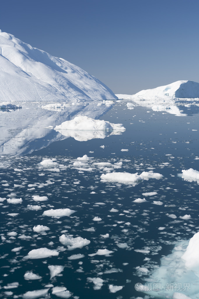 冰川和格陵兰的冰山照片-正版商用图片1d45si-摄图新视界