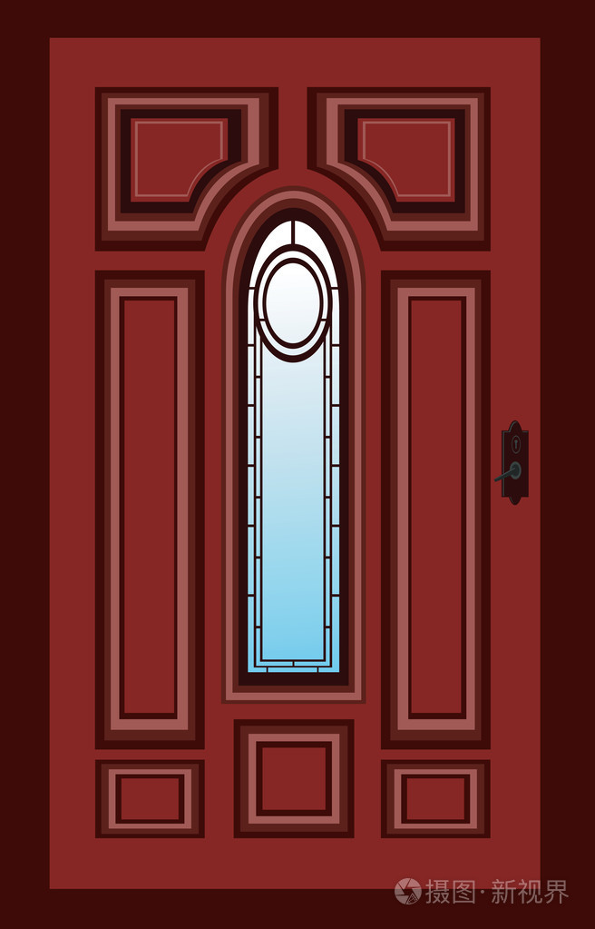 木质门插画-正版商用图片1d4fhs-摄图新视界
