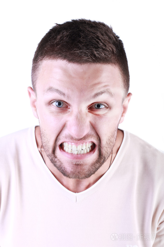 邪恶的脸.愤怒的家伙