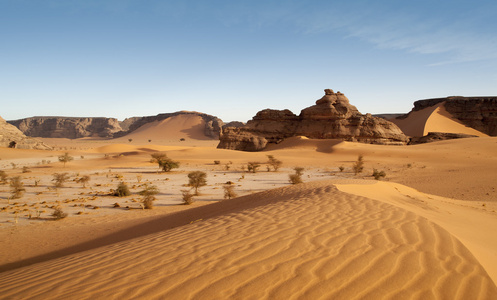 埃及岩沙漠图片