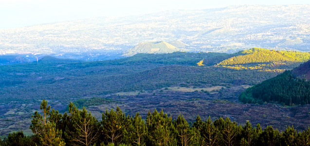 埃特纳火山山风景