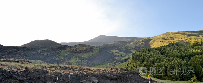 埃特纳火山山风景