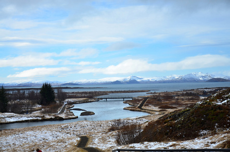 thingvellir 国家公园，在冰岛议会