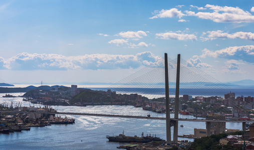 Vladivostok, bro符拉迪沃斯托克桥