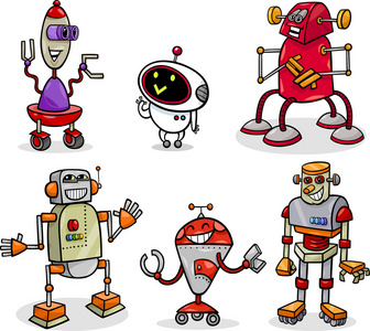 机器人动漫插画集图片