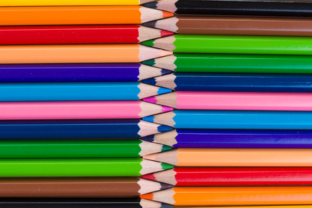 彩色铅笔。 背景。