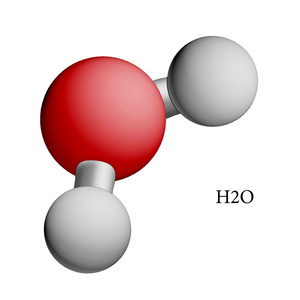 水的公式。h2o