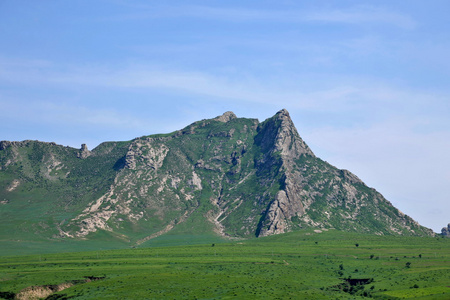 内蒙古草原科尔沁山