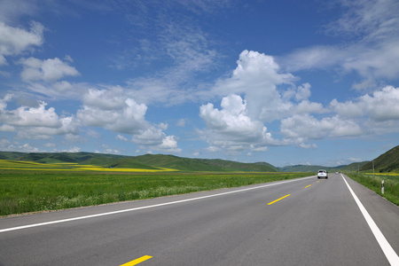 内蒙古草原科尔沁公路