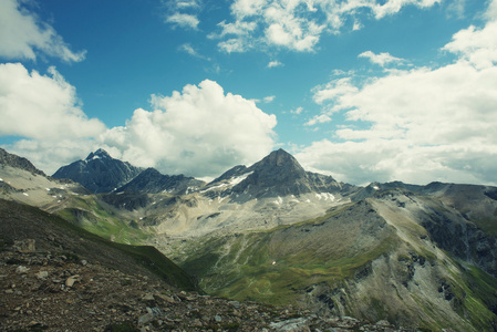 欧洲高山景观