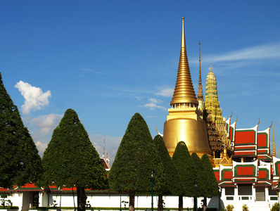 扫管笏 pra 佛寺，大皇宫，曼谷，泰国