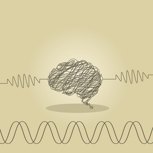大脑和信号图片