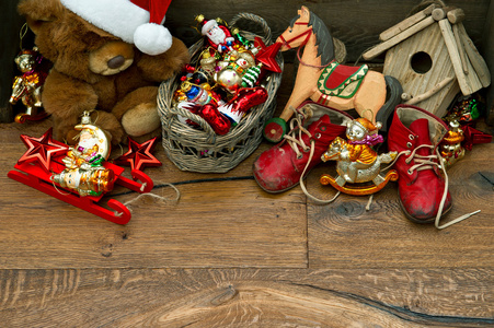 古董玩具怀旧圣诞装饰