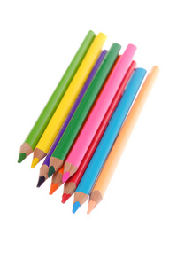 多彩色的铅笔
