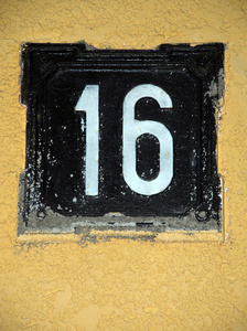 老式房子号码 16