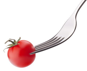 樱桃番茄上叉