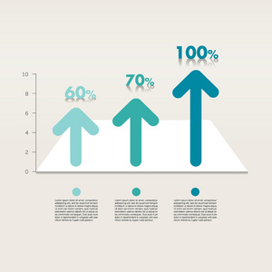 图表的示例。信息图表元素。示例图