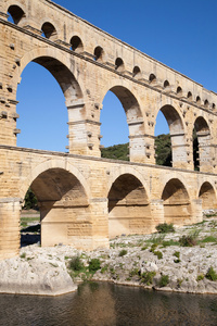 罗马渡槽 pont du gard