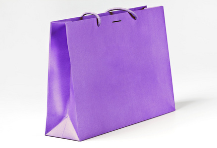 紫罗兰色购物袋