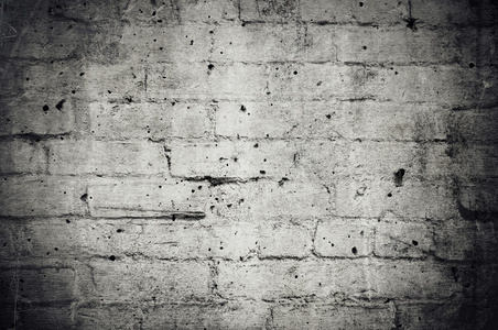 黑暗 grunge 砖墙背景