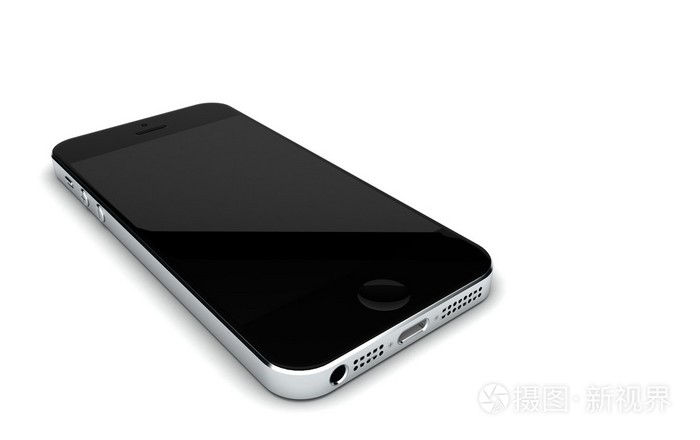 3d图黑色智能手机
