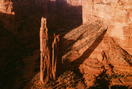 蜘蛛岩，峡谷德谢伊峡谷国家保护区，亚利桑那州美国