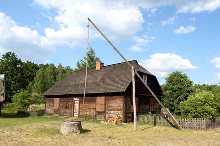 传统房子在扎科帕内波兰