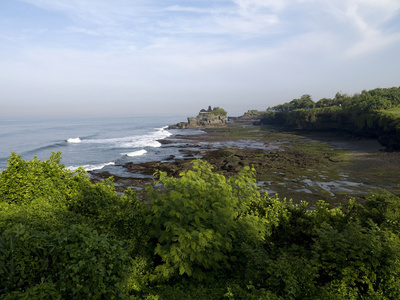 巴厘岛。海神庙海庙