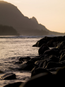 风景，kaui 夏威夷