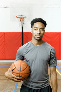 有吸引力的美国黑人篮球运动员