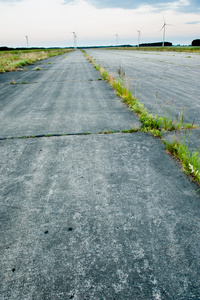 在乡村的土路