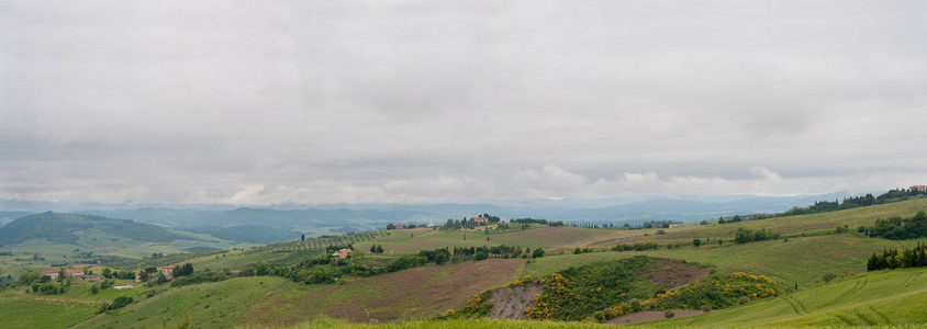 托斯卡纳乡村全景照片
