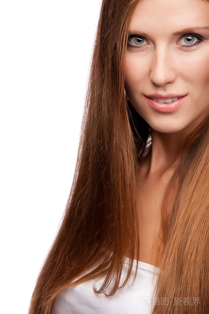 长头发的黑发女人