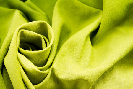 绿色缎纺织
