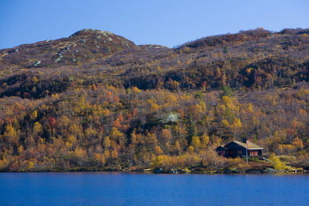 山脉附近 urdvassheii 峰 挪威