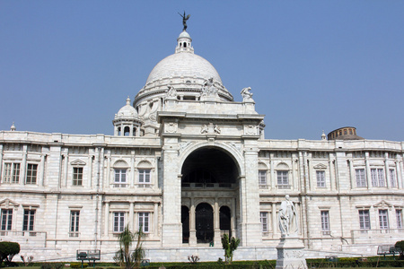 印度加尔各答，维多利亚女王纪念碑