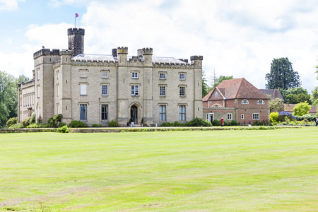 chiddingstone 城堡，肯特英格兰