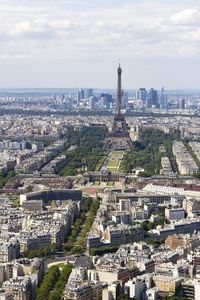 鸟瞰的巴黎，法国从蒙帕纳斯