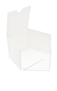 瓦楞纸板的化妆品产品垫上白色 bac 孤立的白色