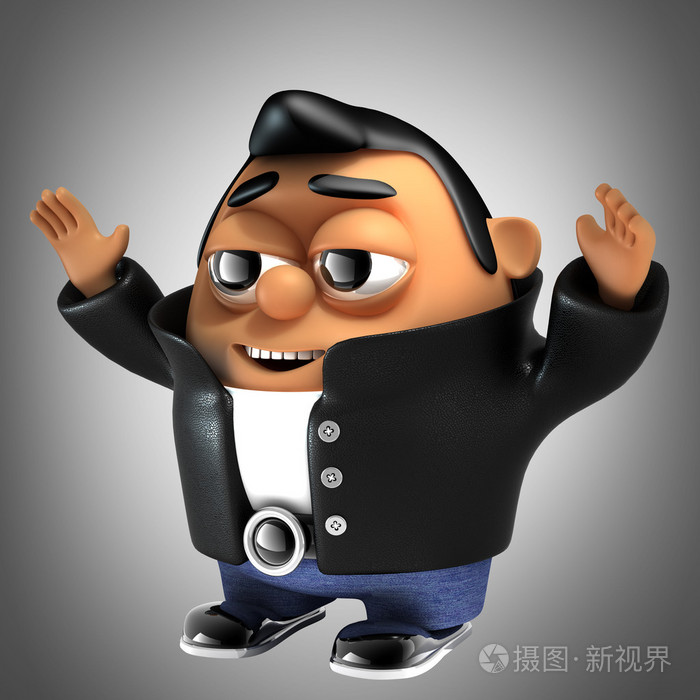 3d字符endyハンサムな男性のファッションモードの肖像画