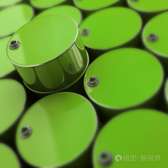 绿色燃料桶