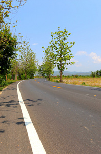 道路上的白线